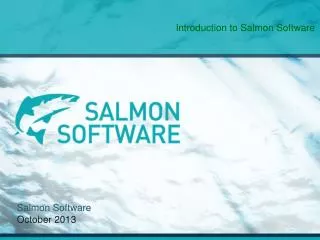 Salmon Software October 2013