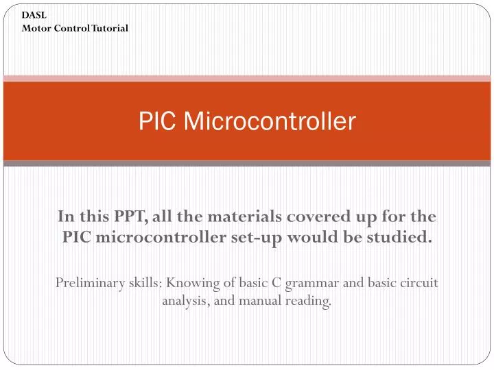 pic microcontroller
