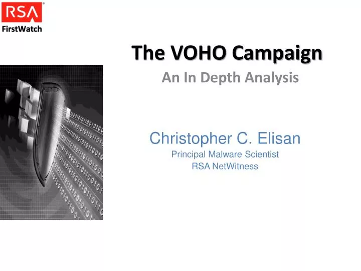 the voho campaign