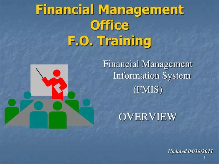 financial management office f o training