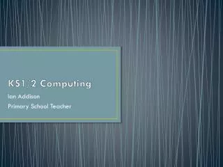 KS1/2 Computing