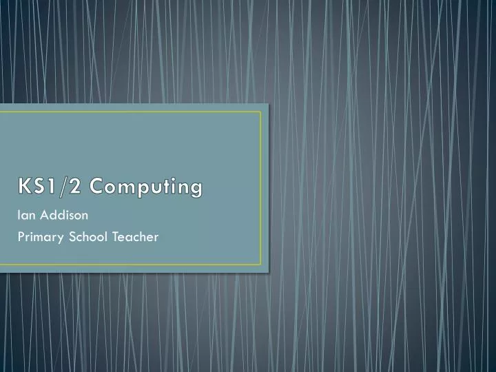 ks1 2 computing