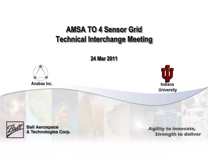 amsa to 4 sensor grid technical interchange meeting 24 mar 2011