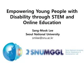 Empowering Young People with Disability through STEM and Online Education