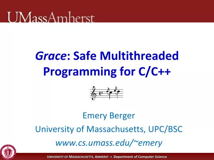 grace safe multithreaded programming for c c