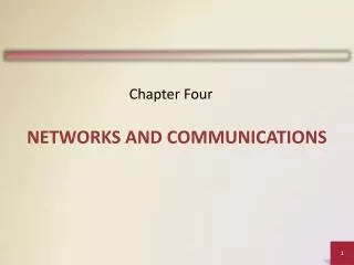 NETWORKS AND COMMUNICATIONS