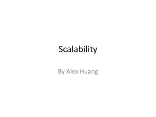 Scalability