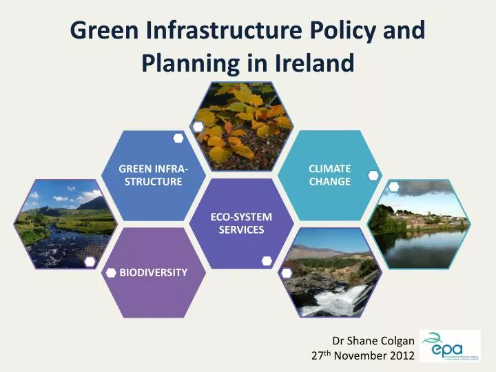 green infrastructure policy and planning in ireland