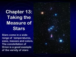 Chapter 13: Taking the Measure of Stars