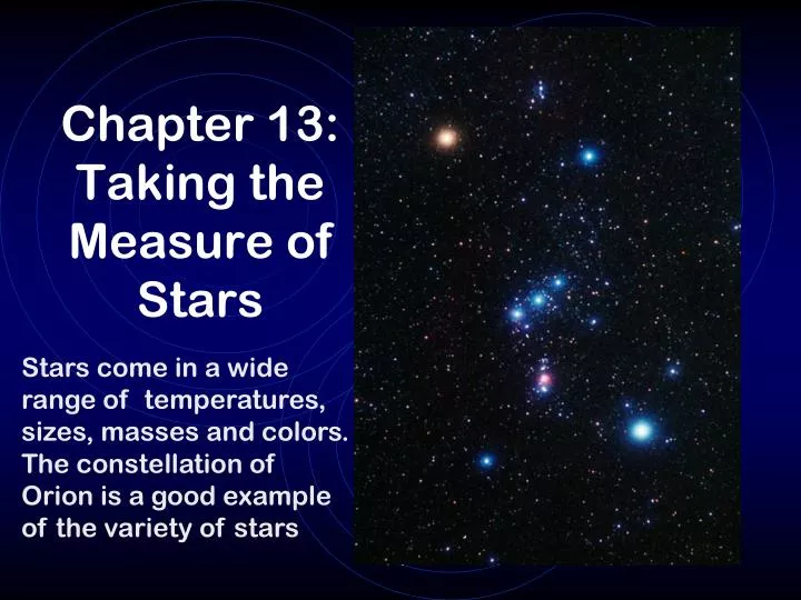 chapter 13 taking the measure of stars