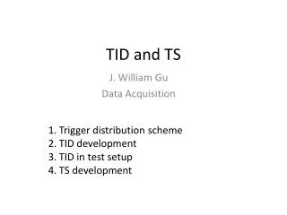 TID and TS
