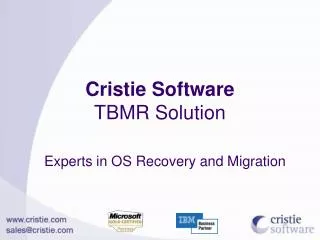 Experts in OS Recovery and Migration