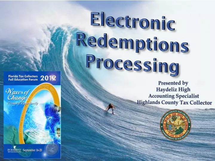 electronic redemptions processing