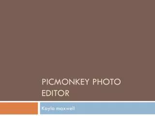 PicMonkey Photo Editor