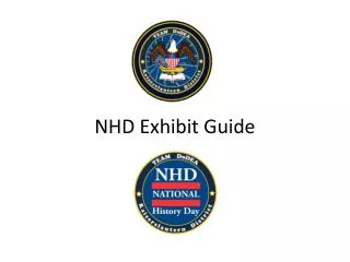 NHD Exhibit Guide