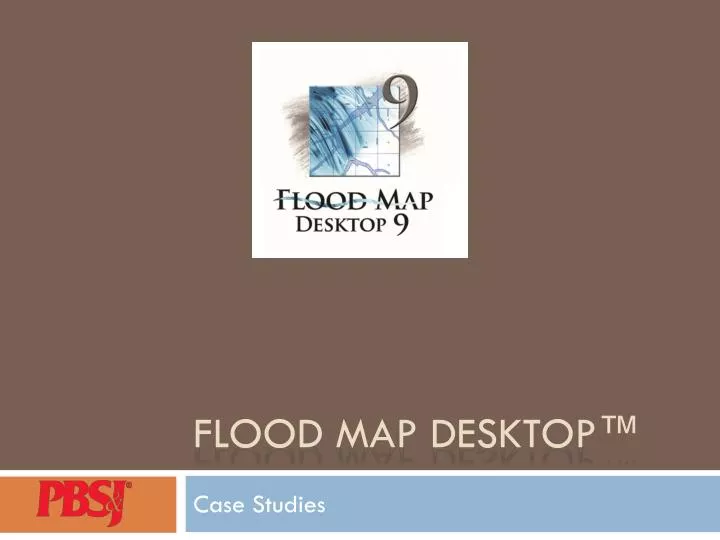 flood map desktop