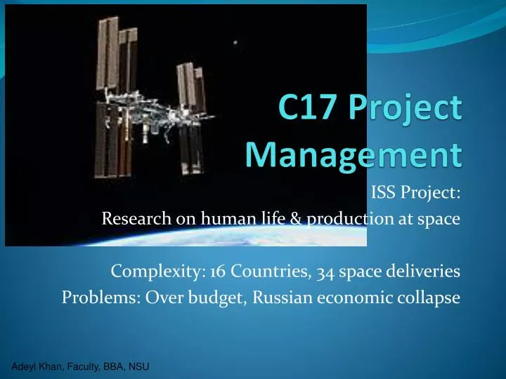 c17 project management