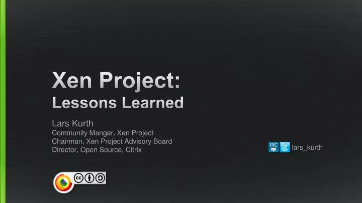 xen project lessons learned