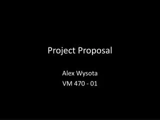 Project Proposal