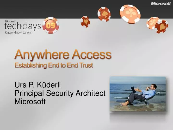 anywhere access establishing end to end trust