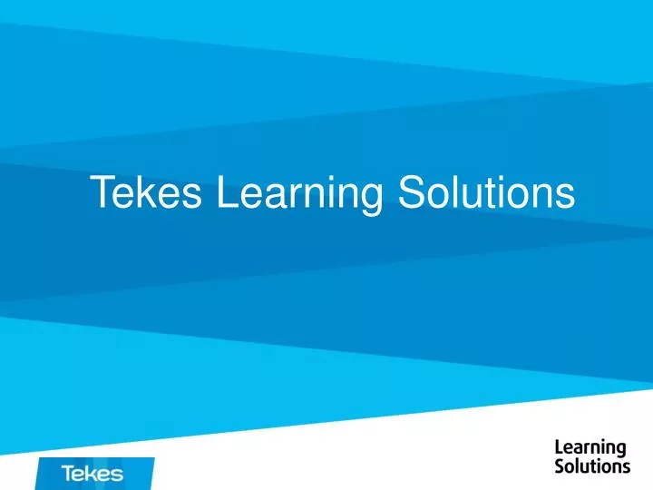 tekes learning solutions