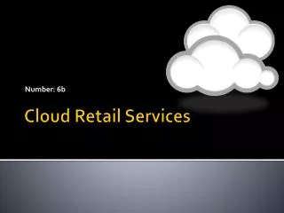 Cloud Retail Services