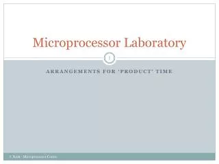 Microprocessor Laboratory