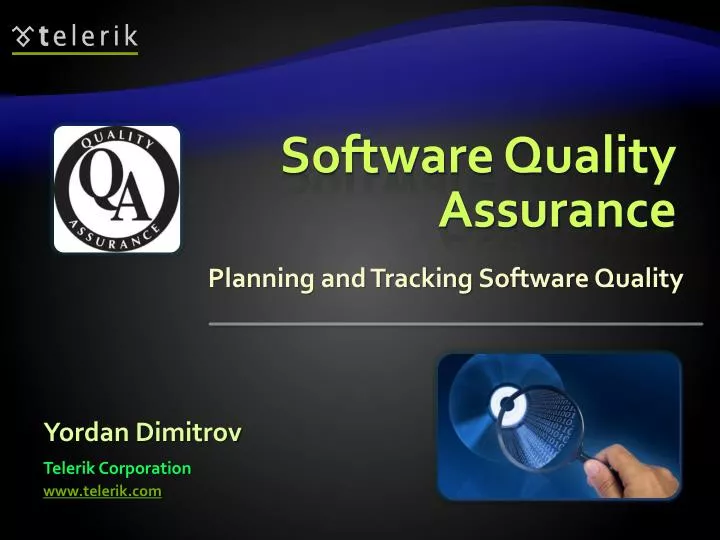 software quality assurance