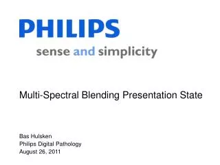 Multi-Spectral Blending Presentation State