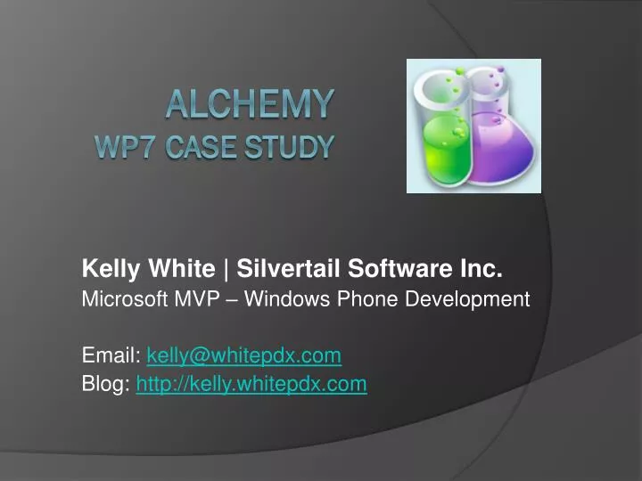 alchemy wp7 case study