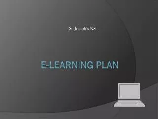 E-Learning Plan