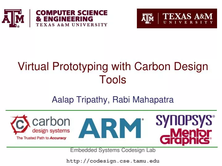 virtual prototyping with carbon design tools