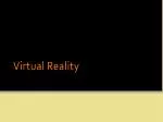Virtual Reality - slide 1