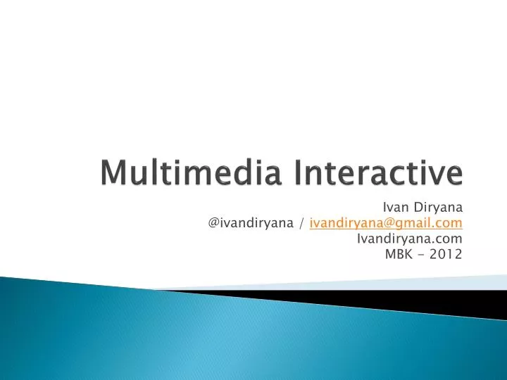 multimedia interactive