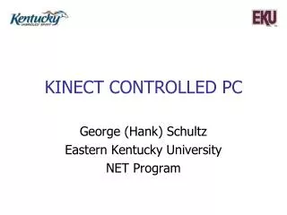 KINECT CONTROLLED PC