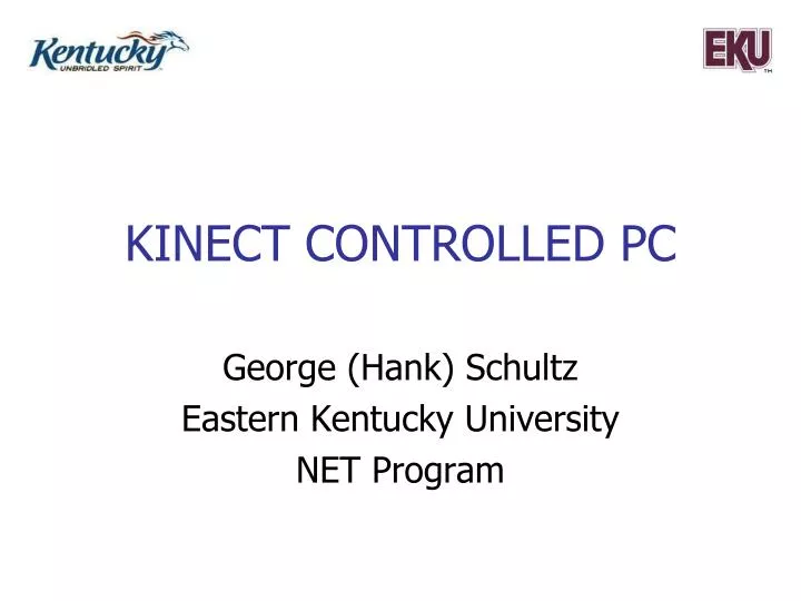 kinect controlled pc