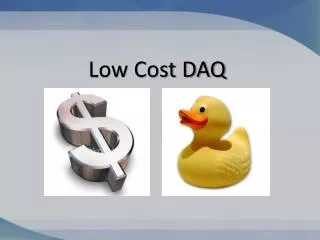 Low Cost DAQ