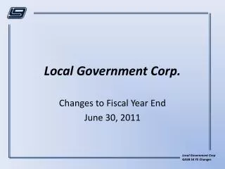 Local Government Corp.