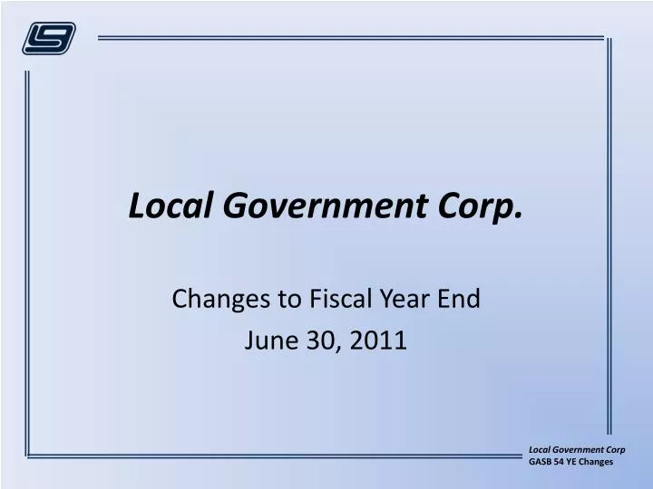 local government corp