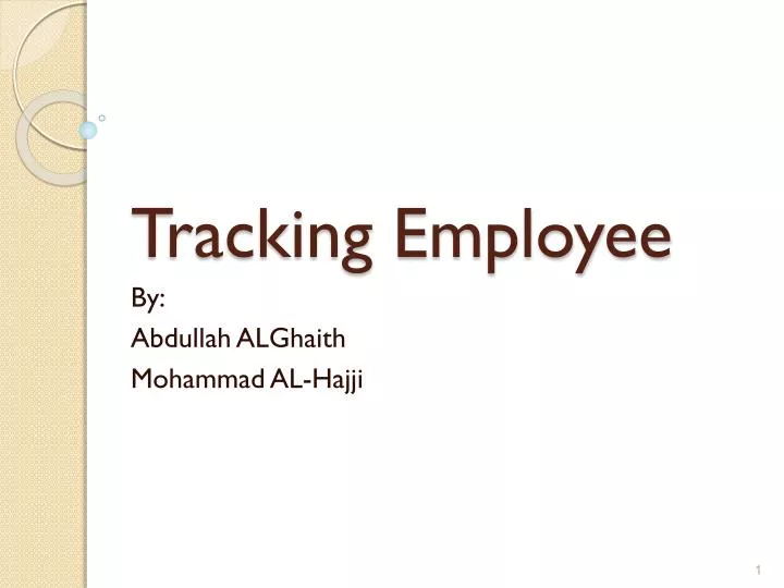 tracking employee