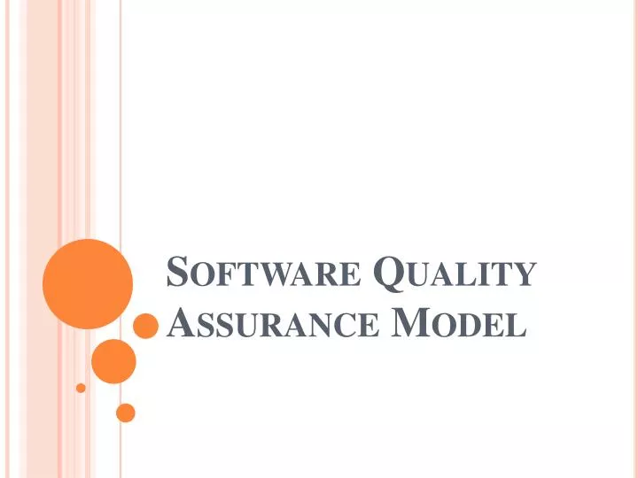 software quality assurance model