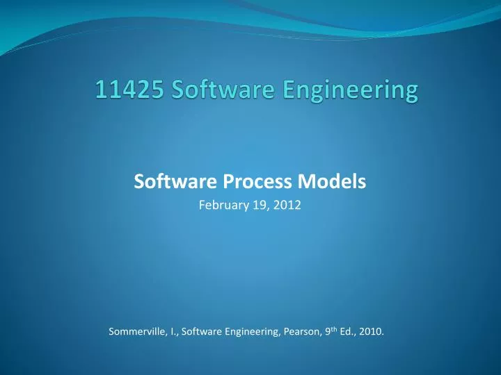 11425 software engineering