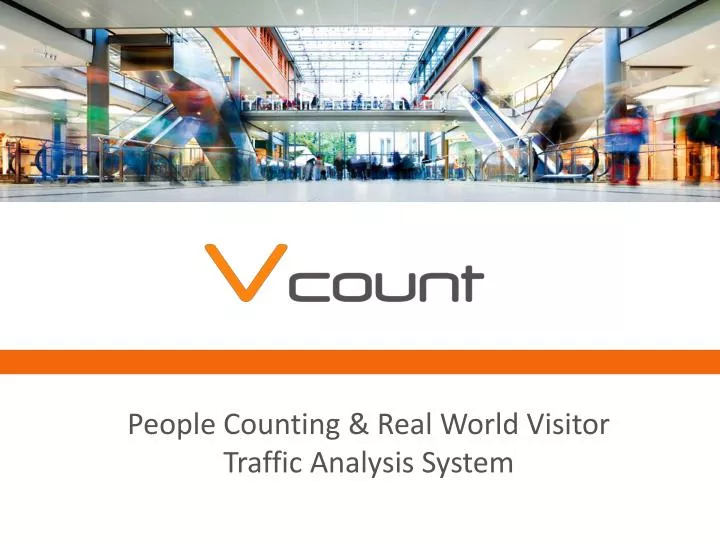 people counting real world visitor traffic analysis system
