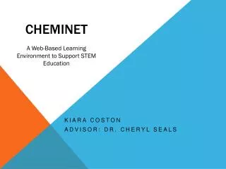 CHEMInet