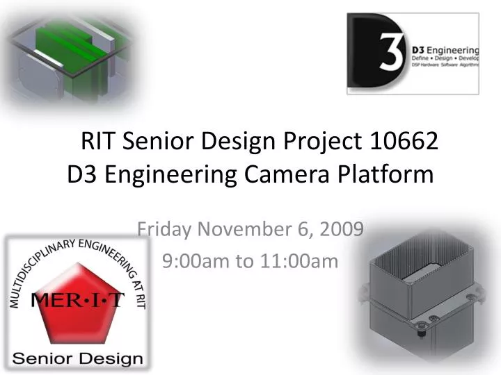 rit senior design project 10662 d3 engineering camera platform