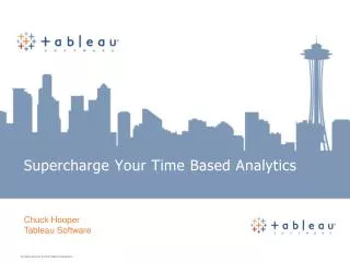 Supercharge Your Time Based Analytics
