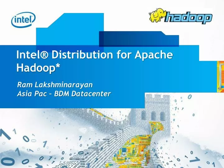 intel distribution for apache hadoop