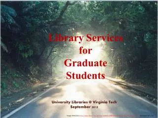 Library Services for Graduate Students