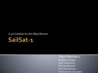 SailSat-1