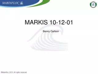 MARKIS 10-12-01